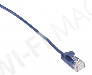 Кабель патч-корд Masterlan Comfort patch cable UTP, Cat6, extra slim, 3 м, неэкранированный, синий