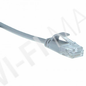 Кабель патч-корд Masterlan Comfort patch cable UTP, Cat6, extra slim, 3 м, неэкранированный, серый