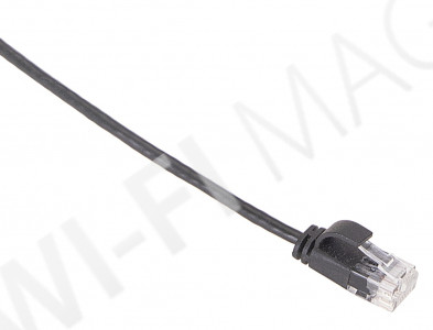 Кабель патч-корд Masterlan Comfort patch cable UTP, Cat6, extra slim, 2 м, неэкранированный, черный