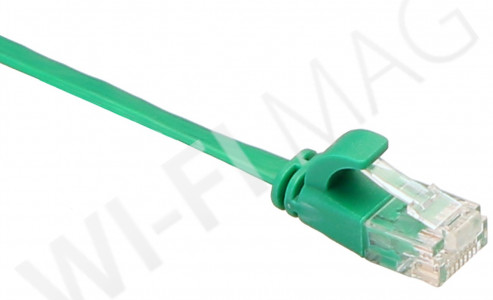 Кабель патч-корд Masterlan Comfort patch cable UTP, Cat6, flat, 5 м, неэкранированный, зеленый