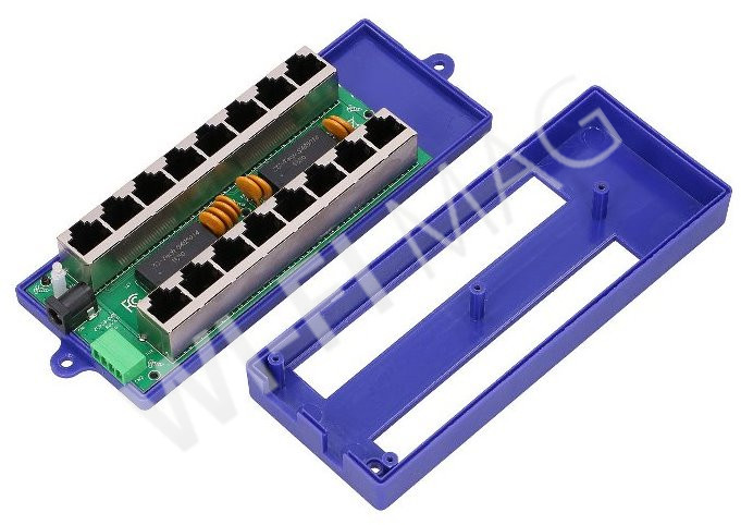 Max Link Gigabit POE Injector, UTP, Cat.6, 8 ports, гигабитный пассивный PoE-инжектор