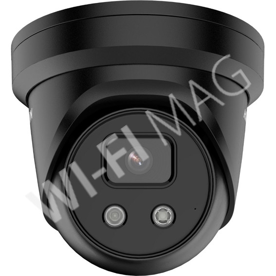 Hikvision DS-2CD2346G2-ISU/SL(BLACK)(2.8mm)(C) 4 Мп купольная IP-видеокамера