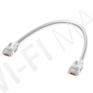 Ubiquiti UniFi Etherlighting Patch Cable, патч-кабель Cat.6, RJ45, 0,15 м, белый