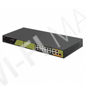 Conexpro GNT-P4813V6, с 16 PoE, 2 LAN (1 Гбит/с) и 1 SFP портом неуправляемый коммутатор