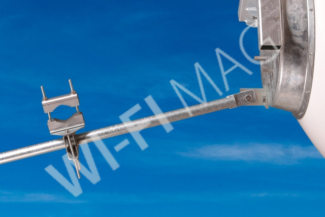 Jirous JRMD-1200-10/11 10-12GHz 40dBi антенна направленная пассивная для UBNT airFiber 11, в комплекте с ветровым упором JRZ-1200 Fix