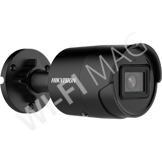 Hikvision DS-2CD2043G2-IU(2.8mm)(BLACK) 4 Мп уличная цилиндрическая с ИК-подсветкой до 40м IP-видеокамера