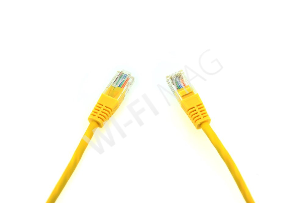 Кабель патч-корд Masterlan patch cable UTP, Cat5e, 0.25 м, неэкранированный, желтый