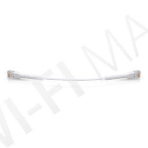 Ubiquiti UniFi Ethernet Patch Cable, 1m, Cat6, White, патч-кабель соединительный, белый