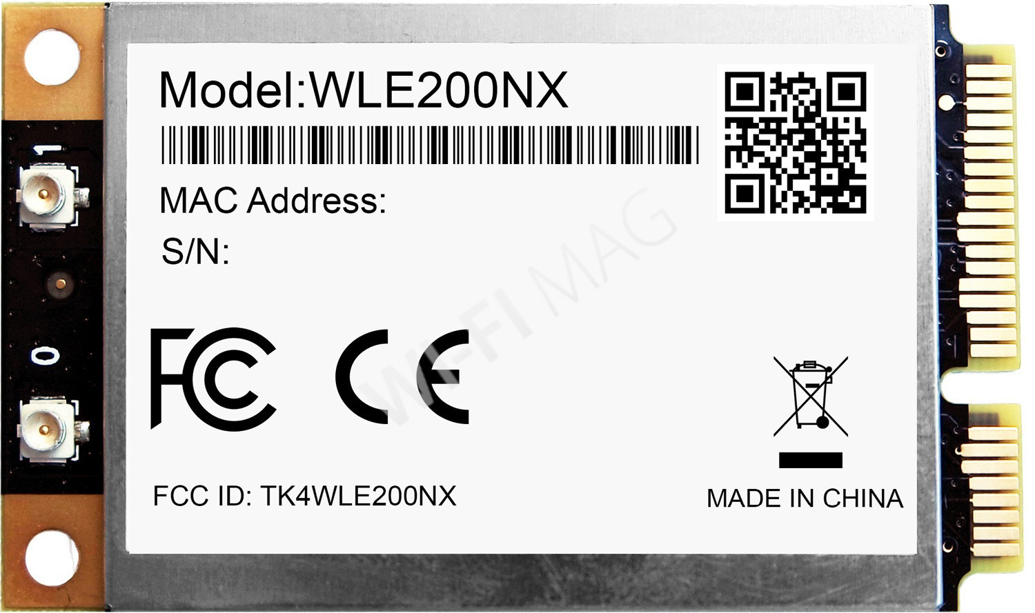 Compex WLE200NX Dual Band 2×2 802.11n Module - Atheros XB92, электронное устройство