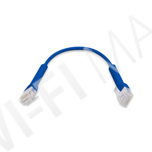 Ubiquiti UniFi Ethernet Patch Cable, 1,0m, Cat6, Blue, патч-кабель соединительный, синий