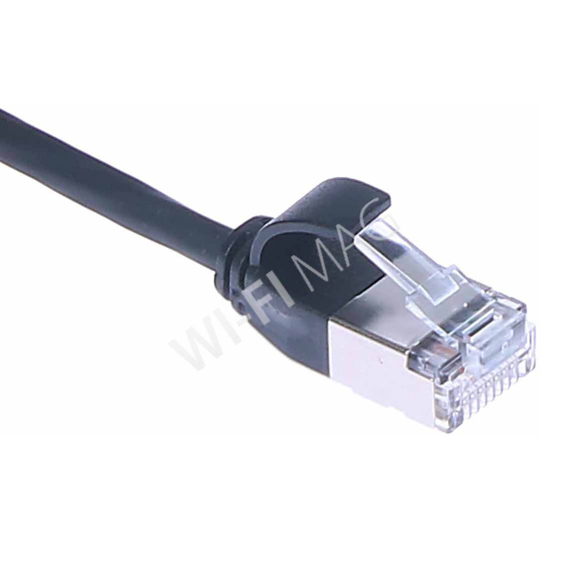 Кабель патч-корд Masterlan Comfort patch cable U/FTP, Cat6A, extra slim, LSZH, 3 м, экранированный, черный