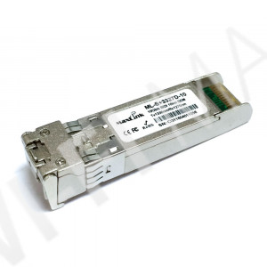Max Link 10G SFP+ optical module, WDM, SM, Tx 1330/Rx1270nm, 10km, 1x LC connector, DDM, оптический модуль