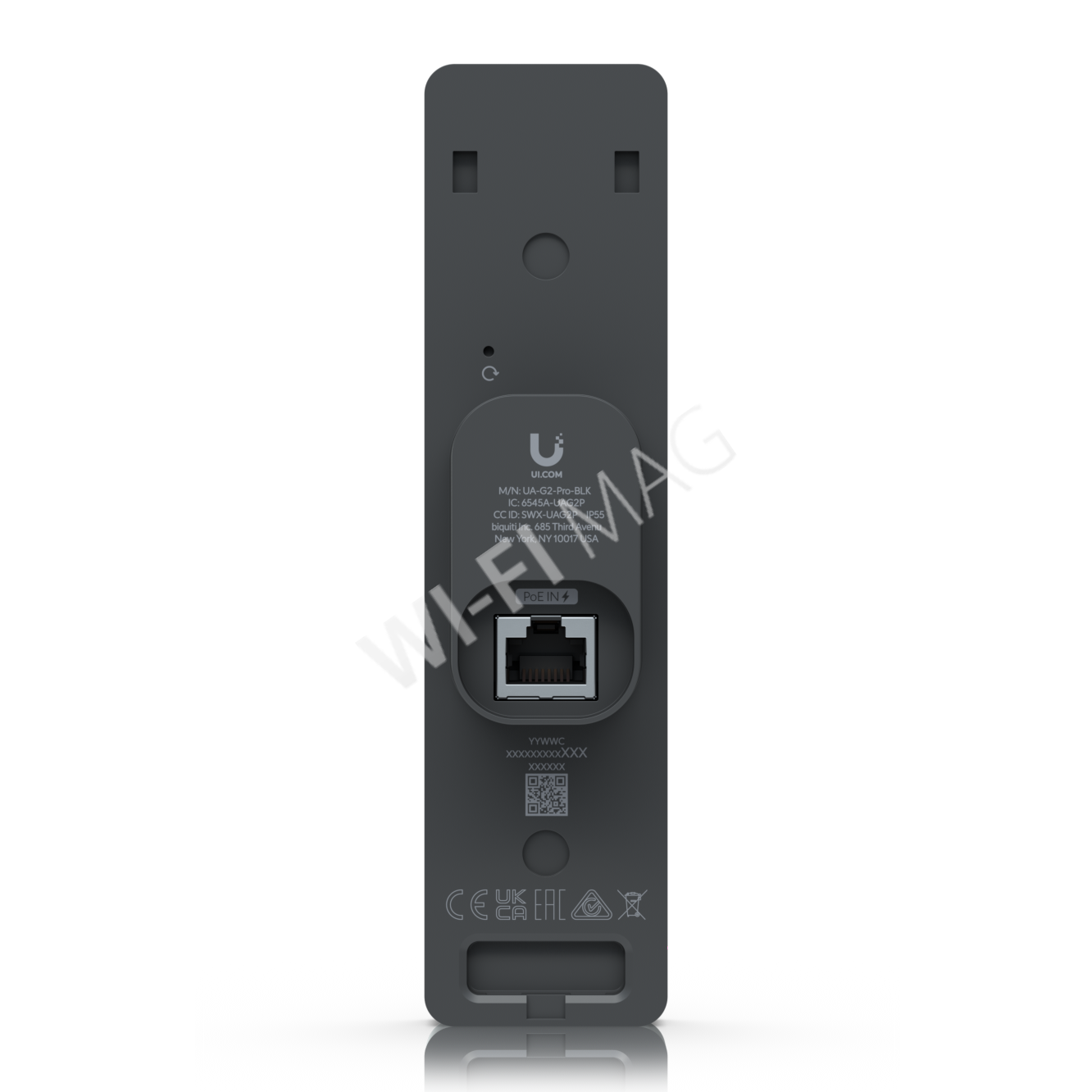 Ubiquiti UniFi Access Reader G2 Professional Black, черный видеодомофон с NFC/Bluetooth считывателем