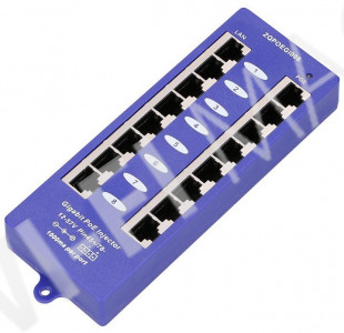 Max Link Gigabit POE Injector, UTP, Cat.6, 8 ports, гигабитный пассивный PoE-инжектор