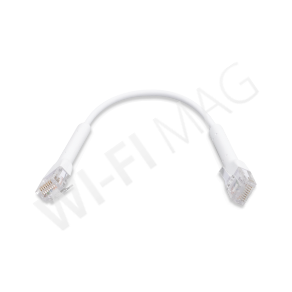 Ubiquiti UniFi Ethernet Patch Cable, 0,1m, Cat6, White (50pcs), патч-кабель соединительный, белый, комплект из 50 шт.