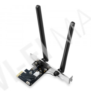 Mercusys MA86XE AXE5400, трехдиапазонный Wi-Fi 6E Bluetooth 5.2 PCIe адаптер