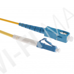 Masterlan fiber optic patch cord, LCupc-SCupc, Singlemode 9/125, simplex, 1m, оптический патч-корд