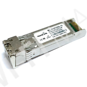 Max Link 10G SFP+ optical module, WDM(BiDi), SM, Tx 1270/Rx1330nm, 20km, 1x LC connector, DDM, Cisco compatible, оптический модуль