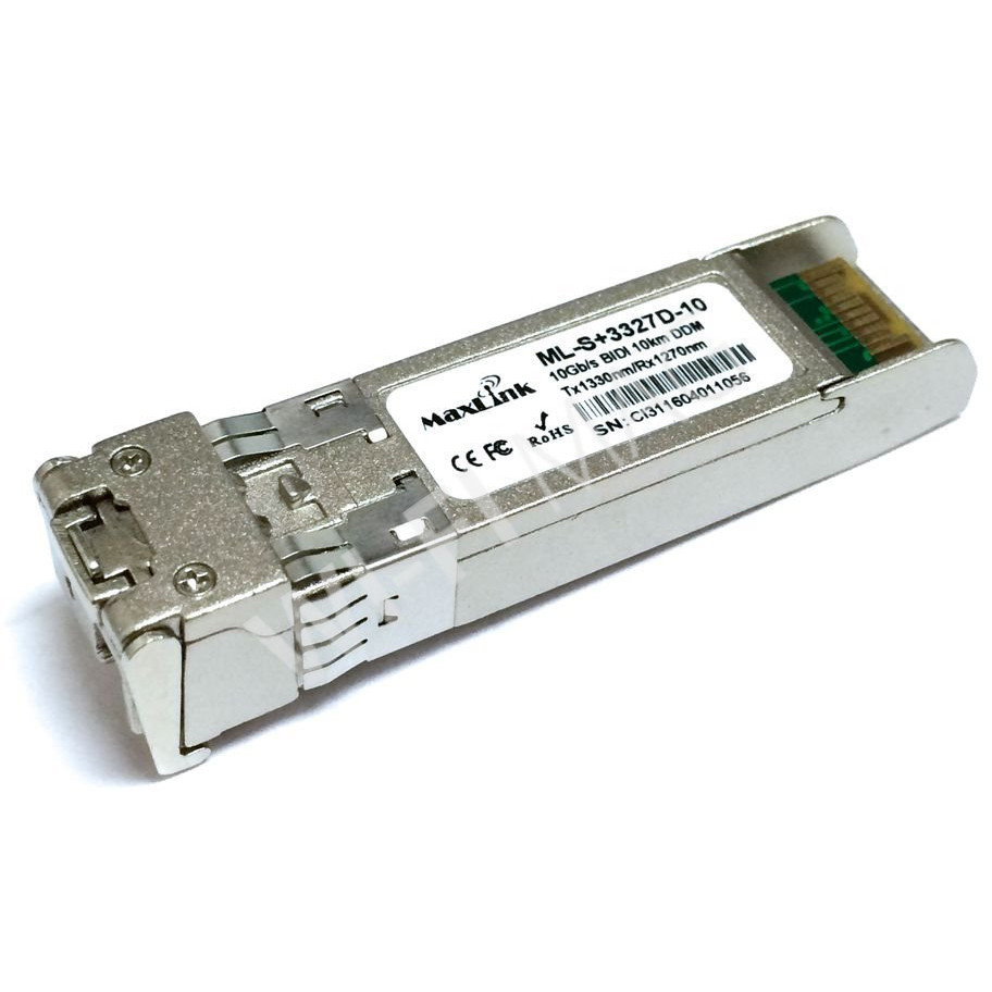 Max Link 10G SFP+ optical module, WDM(BiDi), SM, Tx 1330/Rx1270nm, 20km, 1x LC connector, DDM, Cisco compatible, оптический модуль