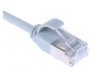 Кабель патч-корд Masterlan Comfort patch cable U/FTP, Cat6A, extra slim, LSZH, 1 м, экранированный, серый