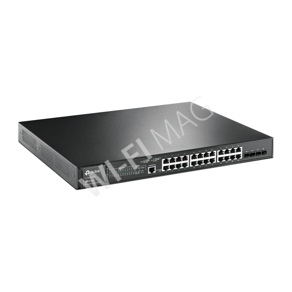 TP-Link TL-SG3428MP, JetStream 28‑портовый гигабитный коммутатор с 24 портами PoE+