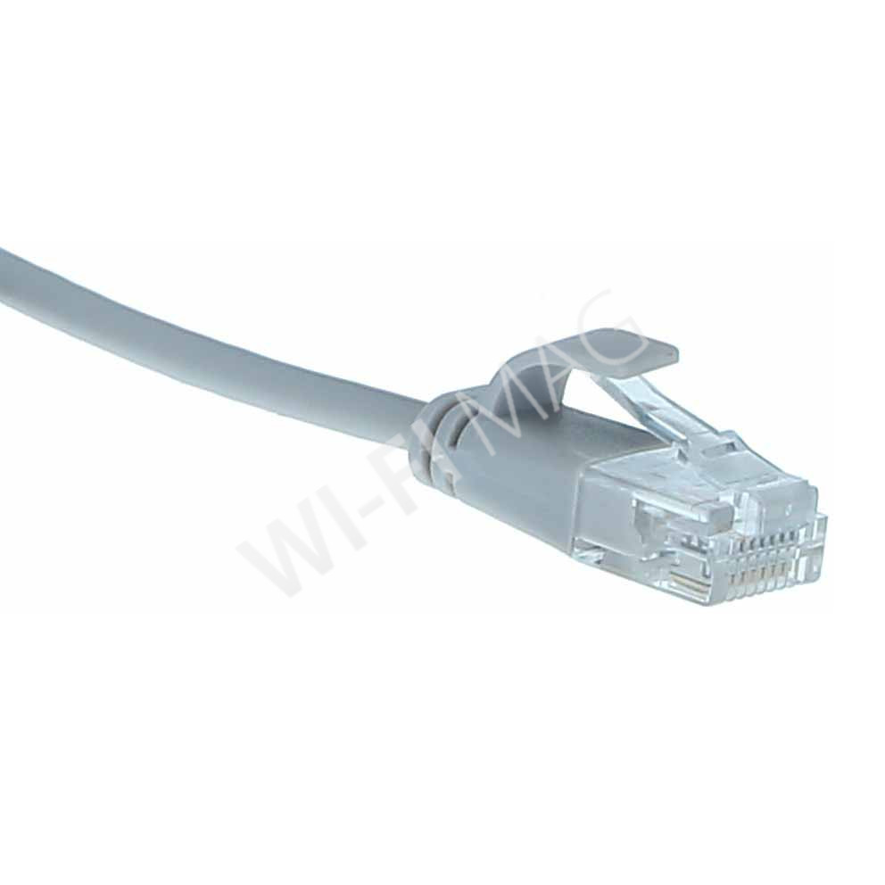 Кабель патч-корд Masterlan Comfort patch cable UTP, Cat6, extra slim, 1 м, неэкранированный, серый