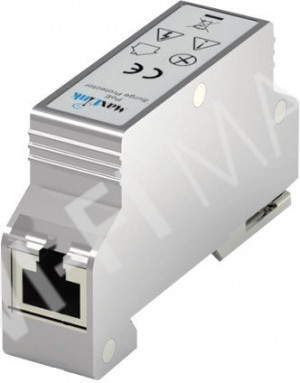 Max Link MAXPIDIN-S DIN rail PoE surge protector, 1Gbit, PoE support, устройство защиты