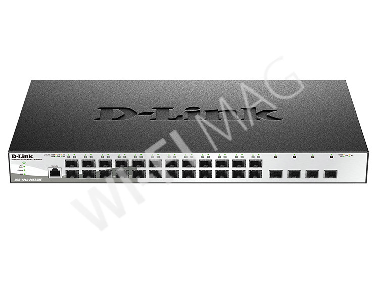 D-Link DGS-1210-28XS/ME/B2A, управляемый коммутатор с 24 портами SFP и 4 портами SFP+