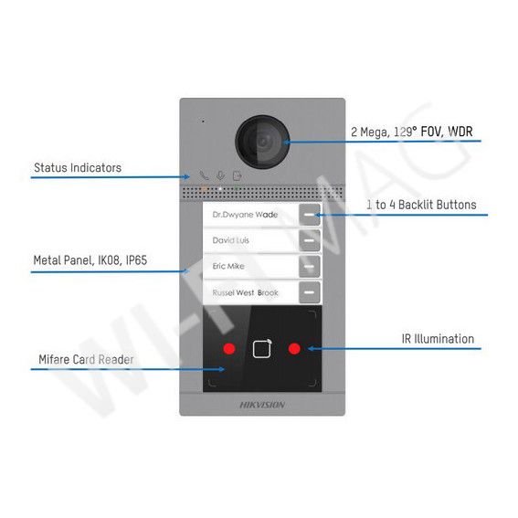 Hikvision DS-KV8413-WME1(B)/Surface видеодомофон с Wi-Fi