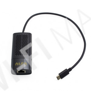 Alfa Network AUE2500C Multi-Gig USB-C 2.5 Gbps Ethernet Adapter, сетевой адаптер