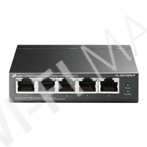 TP-Link TL-SG1005LP, 5-портовый коммутатор с 4 портами PoE+