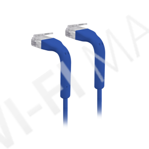 Ubiquiti UniFi Ethernet Patch Cable, 0,1m, Cat6, Blue, патч-кабель соединительный, синий