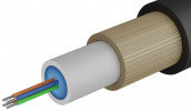Masterlan Air1 fiber optic cable - 4vl 9/125, air-blowen, SM, HDPE, G657A1, 2000m, одномодовый оптический кабель, чёрный
