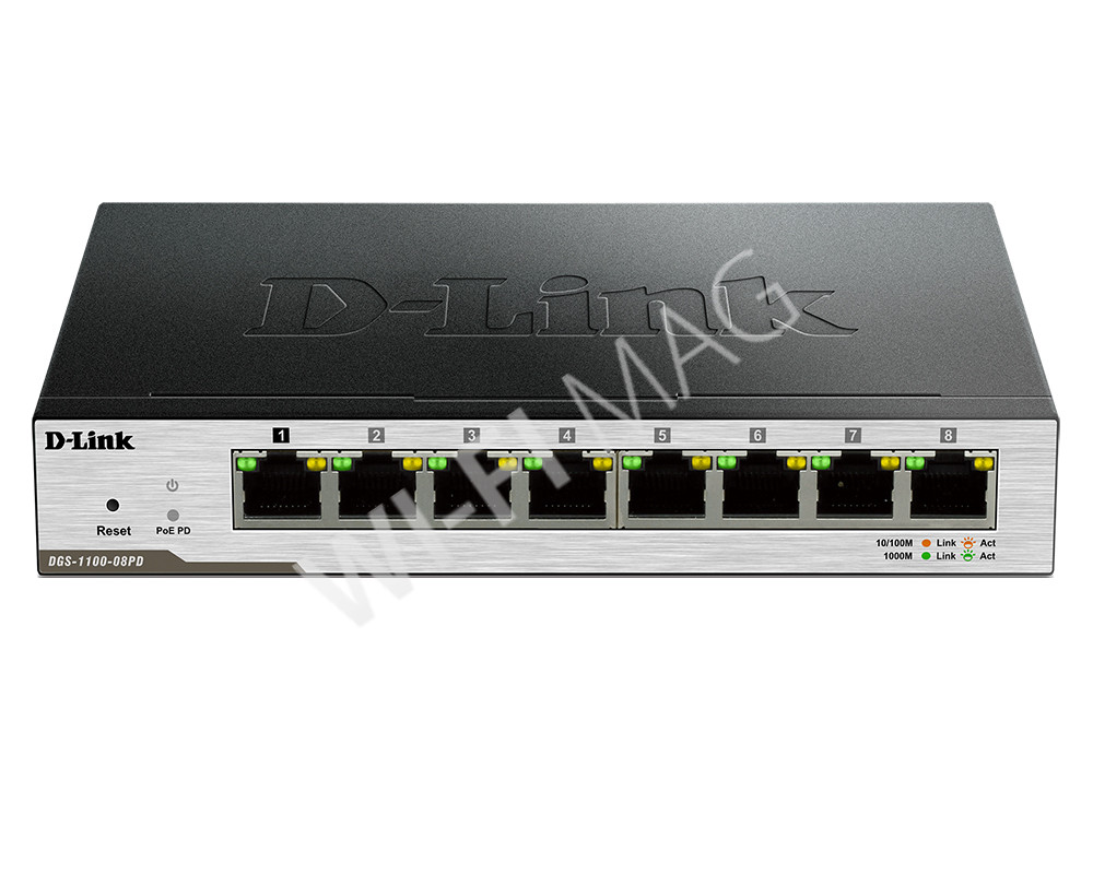 D-Link DGS-1100-08PD, управляемый коммутатор PoE