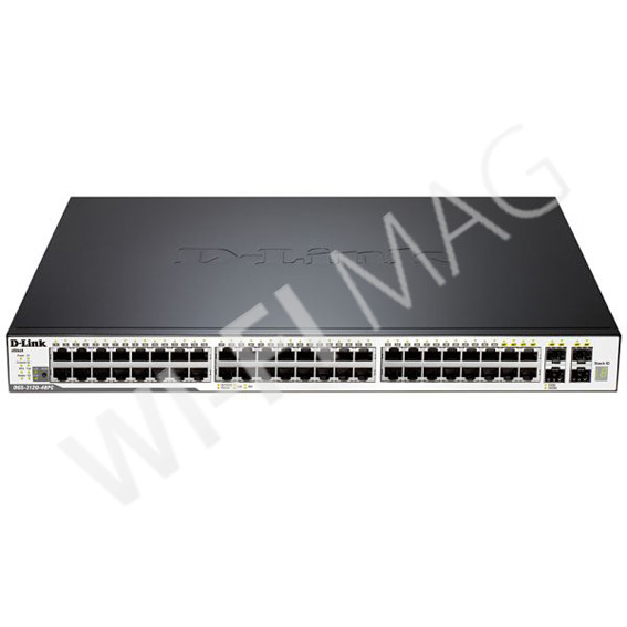 D-Link DGS-3120-48PC управляемый стекируемый коммутатор с 44 Base-T, 4 SFP и 2 портами 10GBase-T