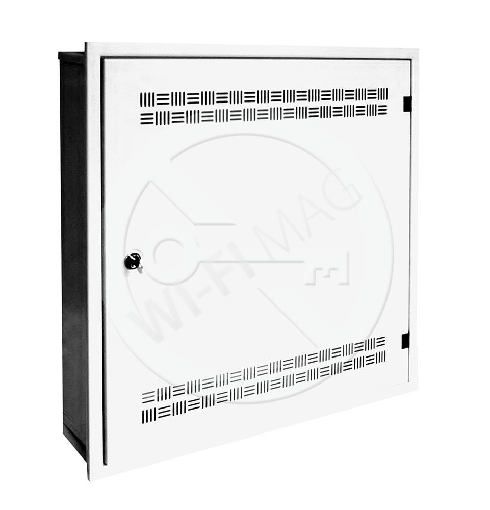 Шкаф телекоммуникационный для внутристенного монтажа Solarix Rack SOHO LC-18, 2U, 4U, 11U, 550x550x150 mm, белый