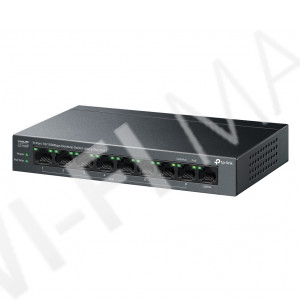 TP-Link LS109P, LiteWave 9-портовый 10/100 Мбит/с (8 PoE+) неуправляемый коммутатор