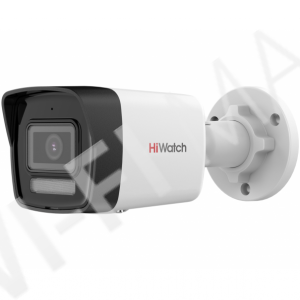 HiWatch DS-I250M(C)(4 mm) 2Мп уличная цилиндрическая IP-камера со Smart-подсветкой до 30 м и микрофоном