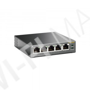 TP-Link TL-SG1005P, 5-портовый гигабитный  коммутатор с 4 портами PoE+
