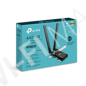 TP-Link Archer TX55E AX3000, Wi-Fi 6 Bluetooth 5.2 PCI Express адаптер