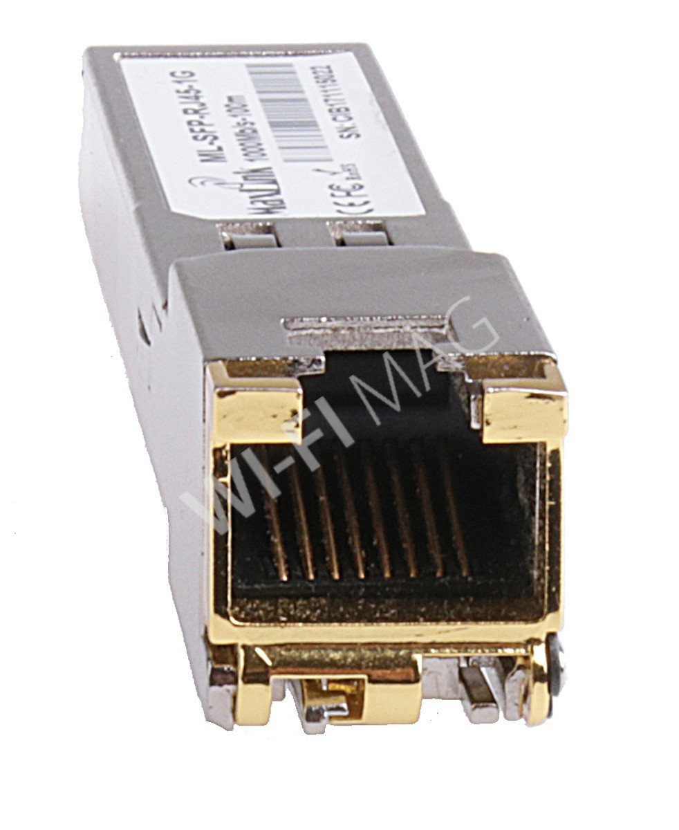 Max Link SFP 10/100/1000M copper module, RJ-45, 100m, 1.25Gbps, Cisco comp. проводной модуль