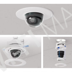 Ubiquiti UniFi G5 Dome Ultra Flush Mount, крепление для скрытого монтажа камеры UVC-G5-Dome-Ultra в стену/потолок