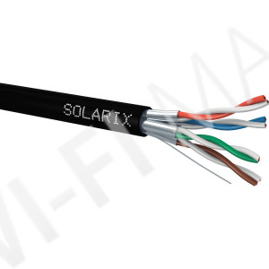 Кабель Solarix installation cable CAT6A STP PE, внешний, 500м
