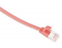 Кабель патч-корд Masterlan Comfort patch cable U/FTP, Cat6A, flat, 3 м, экранированный, красный