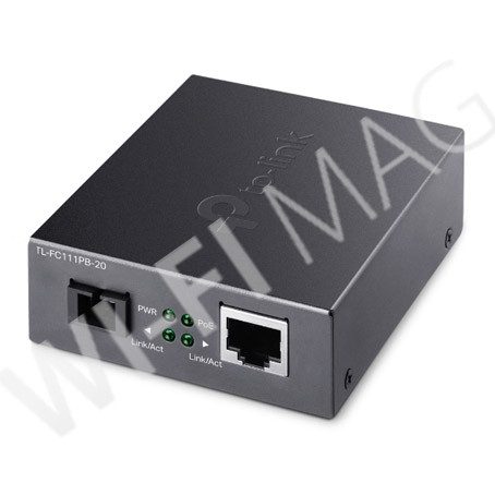TP-Link TL-FC111PB-20, медиаконвертер WDM 10/100 Мбит/с с PoE‑портом