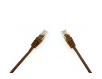Кабель патч-корд Masterlan patch cable UTP, Cat5e, 2 м, неэкранированный, коричневый