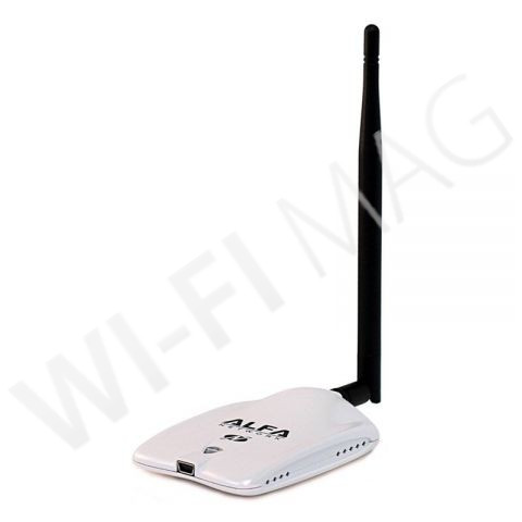 Alfa Network AWUS036NHR беспроводной USB 2.0 адаптер с внешней антенной 5dBi