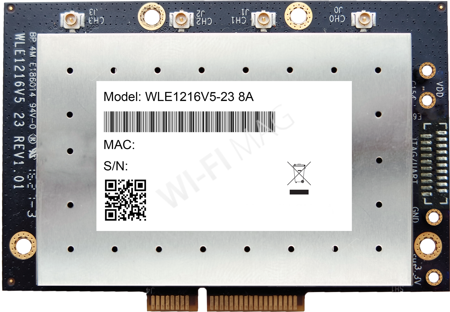 Compex WLE1216V5-23 8A 5GHz miniPCIe 802.11ac Wave 2 module, 4*4 MU-MIMO, 4*ufl, электронное устройство