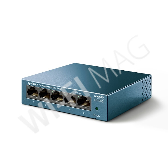 TP-Link LS105G, LiteWave 5-портовый 1 Гбит/с неуправляемый коммутатор