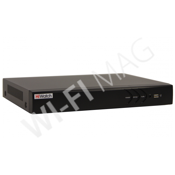 HiWatch DS-N316/2P(D), 16-канальный IP-видеорегистратор NVR с 16-ю PoE+